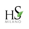 Logotipo de la marca de productos de peluquería Hs Milano