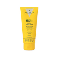 Crema facial hidratante con protección solar valquer