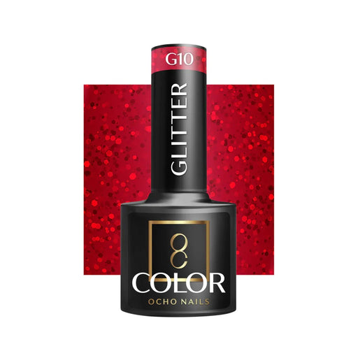 Ocho Nails esmalte semipermanente G10 glitter