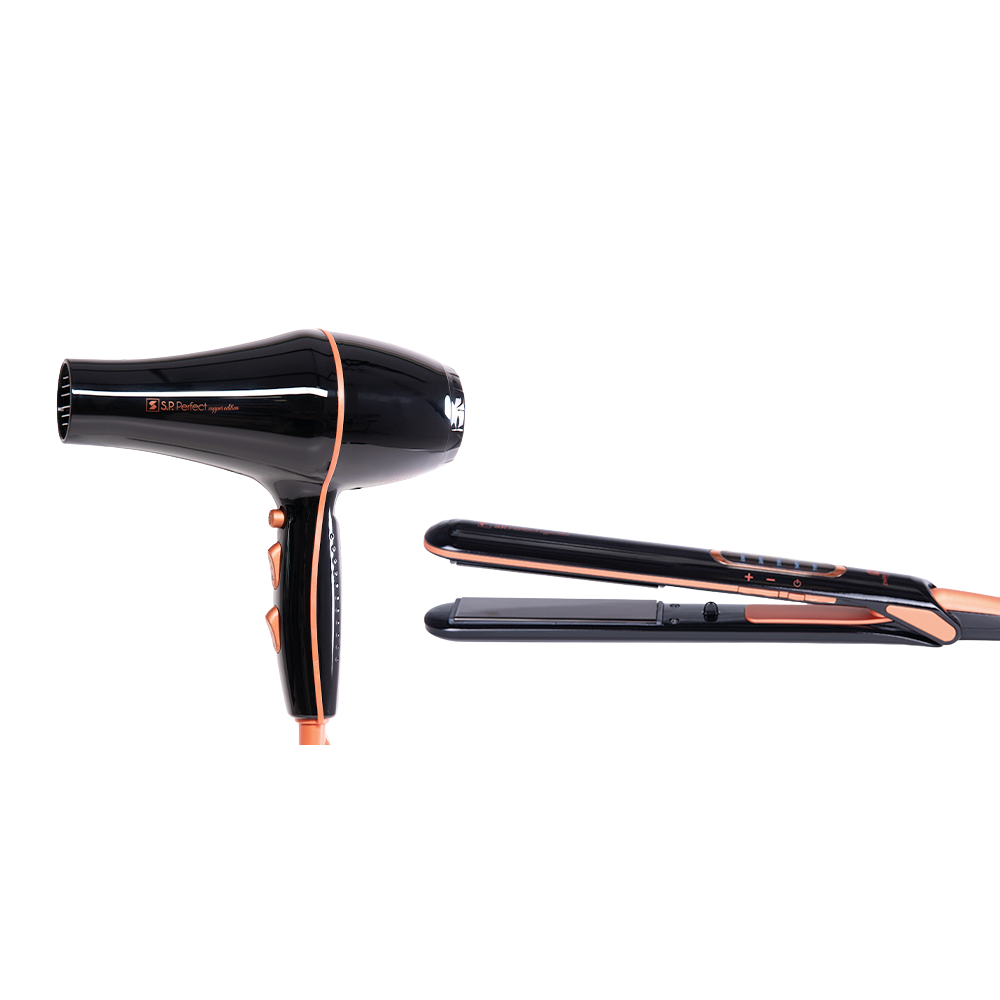 Secador + Plancha SP Perfect Cooper Edition pack especial