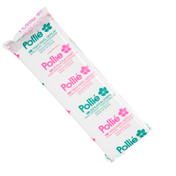 Bandas depilación Pollié extrafuertes 100 unidades - Kissbel