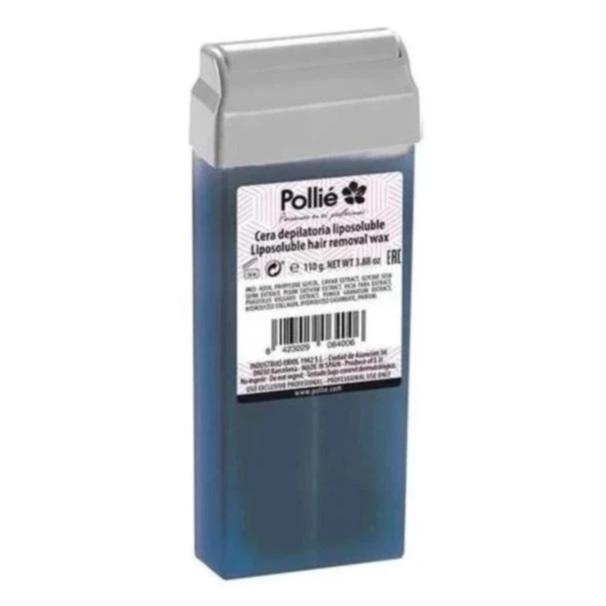 Cera azul Pollié cartucho roll-on premium 110g - Kissbel