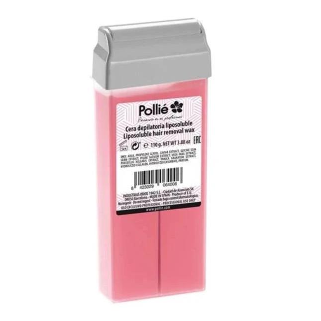 Cera rosa Pollié cartucho roll-on premium 110g - Kissbel