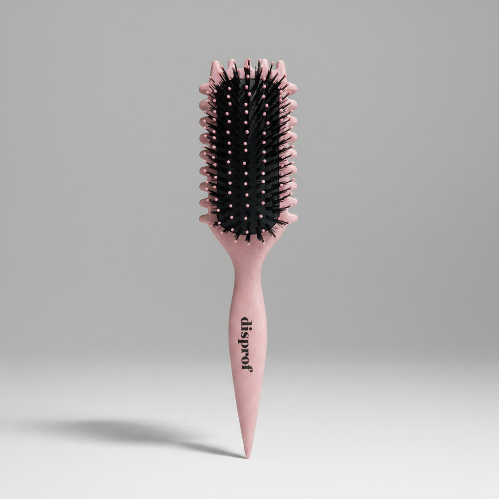 Cepillo Desenredante Profesional Disprof Expositor color rosa