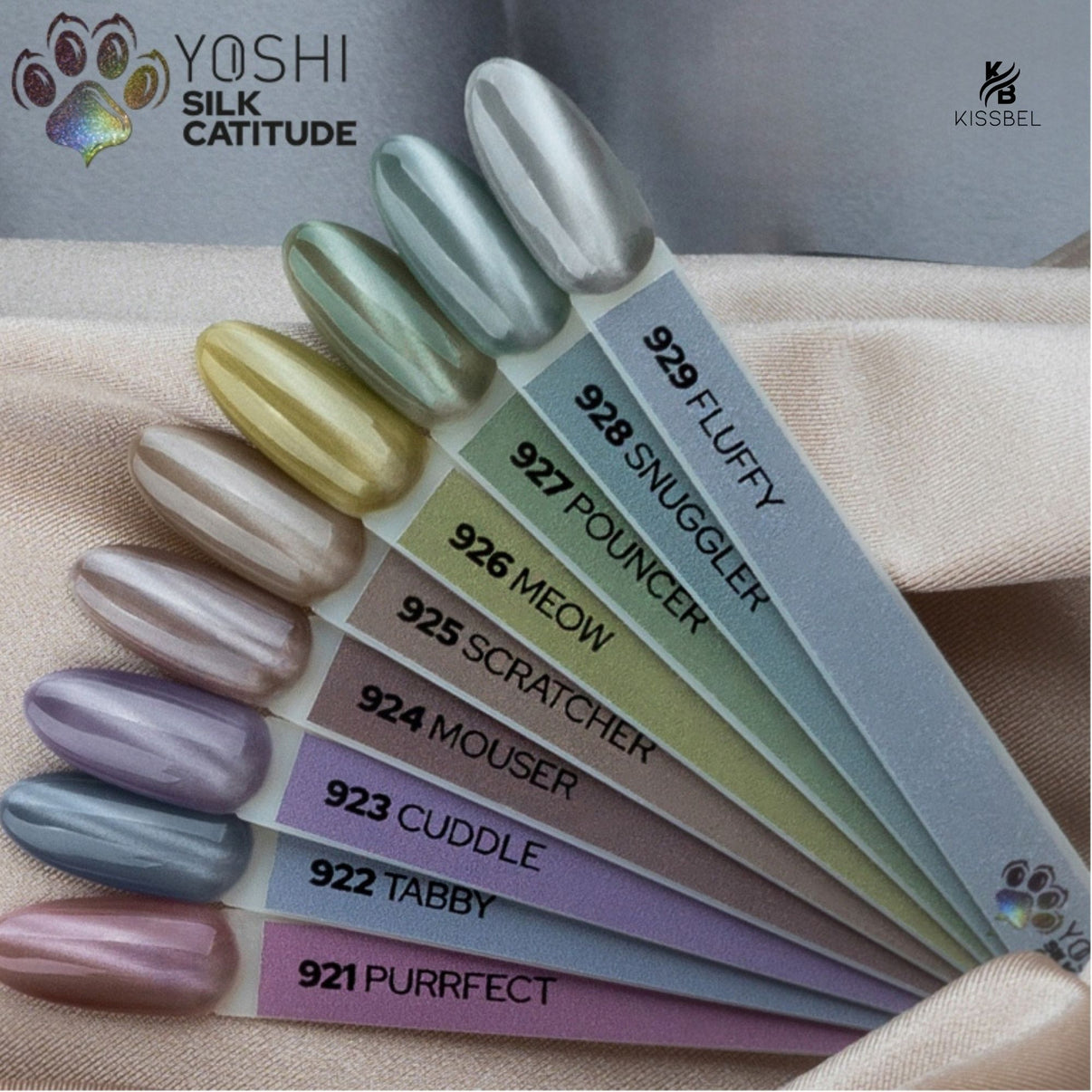 Yoshi Silk Catitude Esmalte Semipermanente Profesional 6ml | Colección Completa 9 Colores