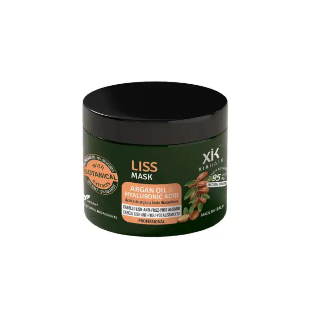 Envase verde de Mascarilla XIK LISS Premium de 500ml 