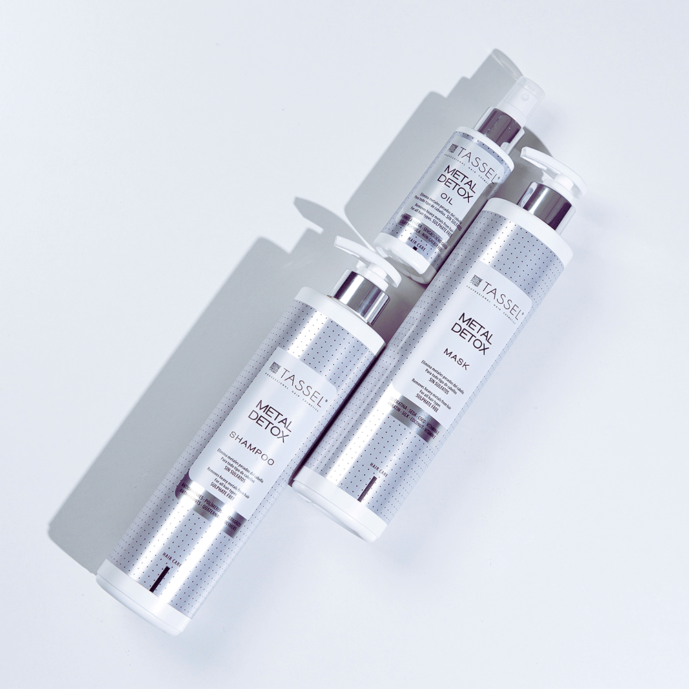 Metal Detox Tassel Mascarilla: Purifica y Repara Cabello Dañado por Químicos