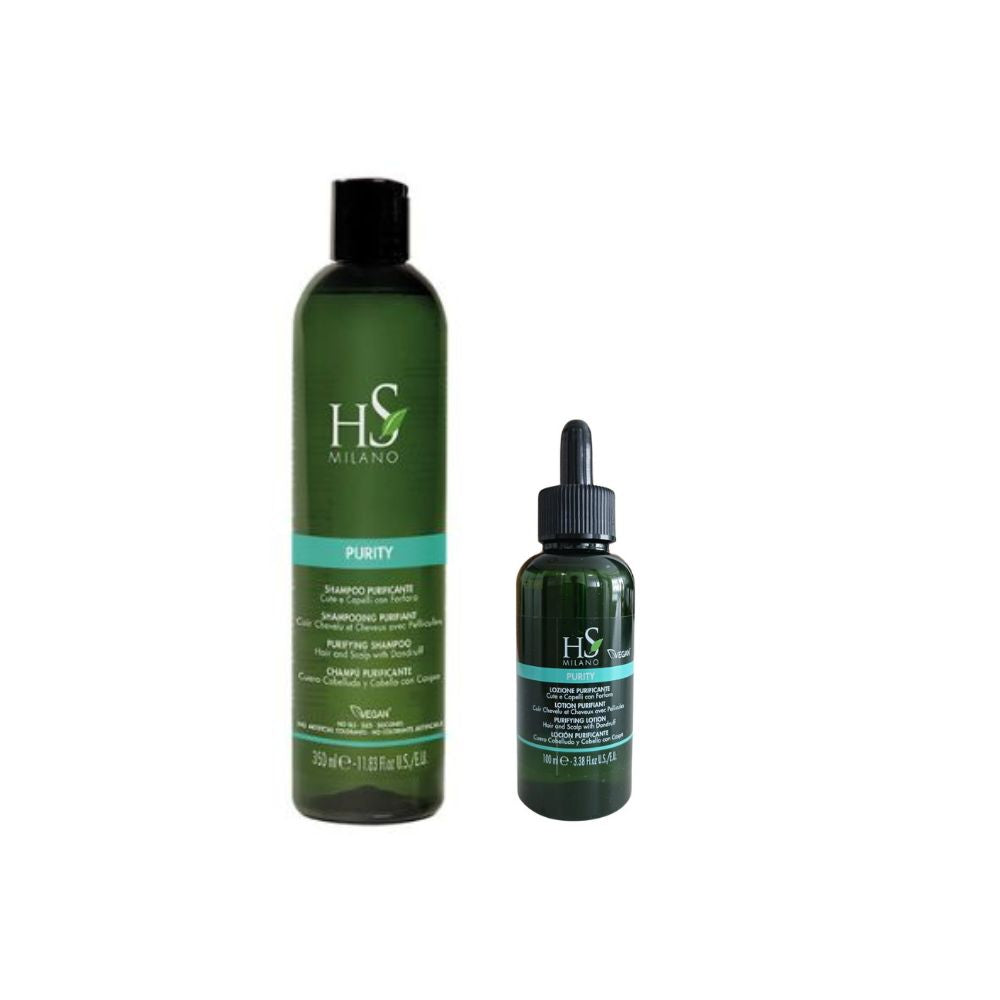 Tratamiento anticaspa Purity HS Milano champú y sérum