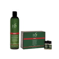 Pack Champú + Tratamiento Energy energizante cabello caída Hs Milano