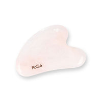Gua Sha Cuarzo Rosa para Masaje Facial