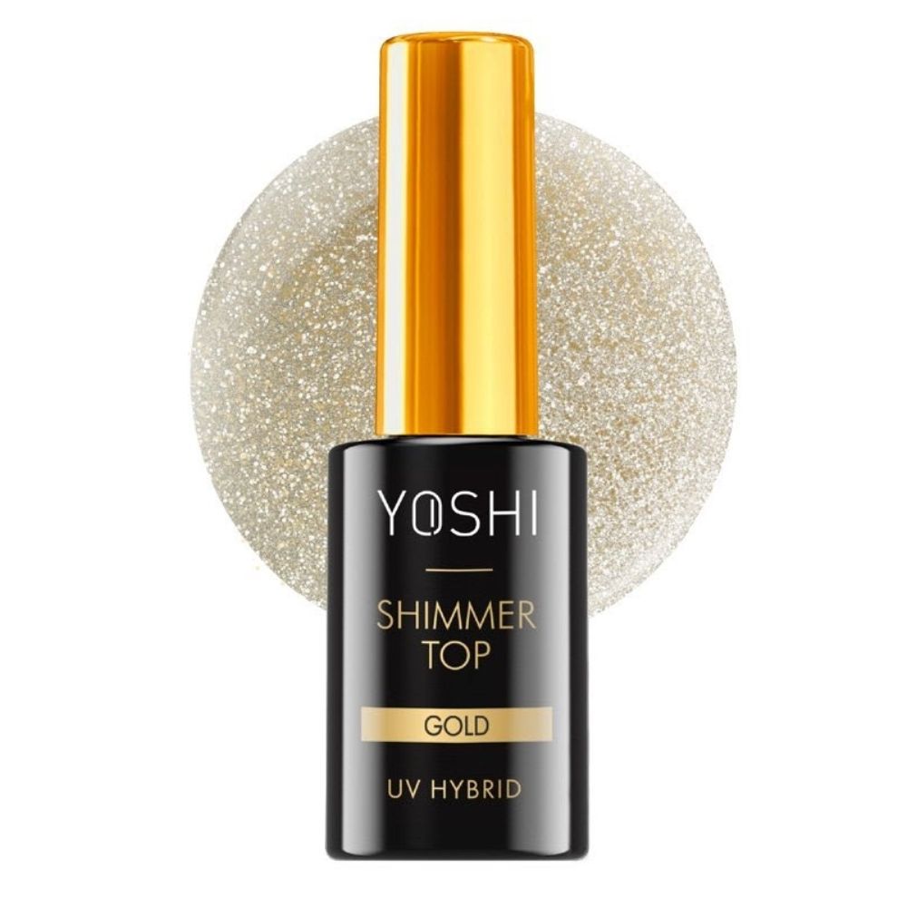Top Coat Shimmer Gold Yoshi 10ml