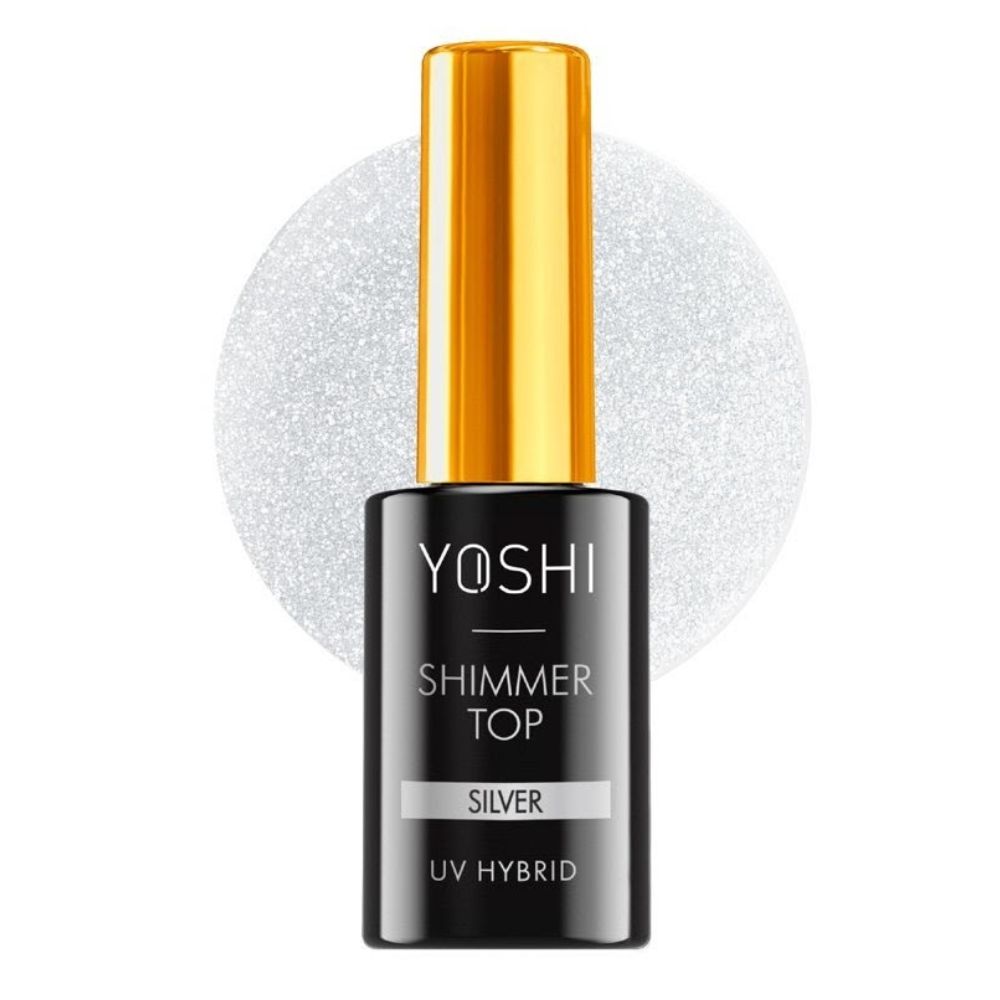 Top Coat Shimmer Silver Yoshi 10ml