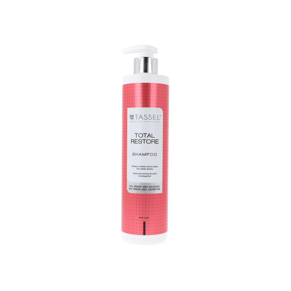Total Restore Tassel Champú: Reparación Intensiva del Cabello Dañado | Con PLEX