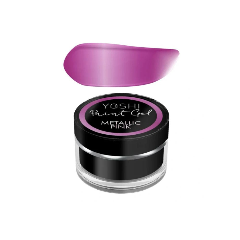 Gel de Pintura Metálico para Uñas Yoshi Metallic Pink 5g