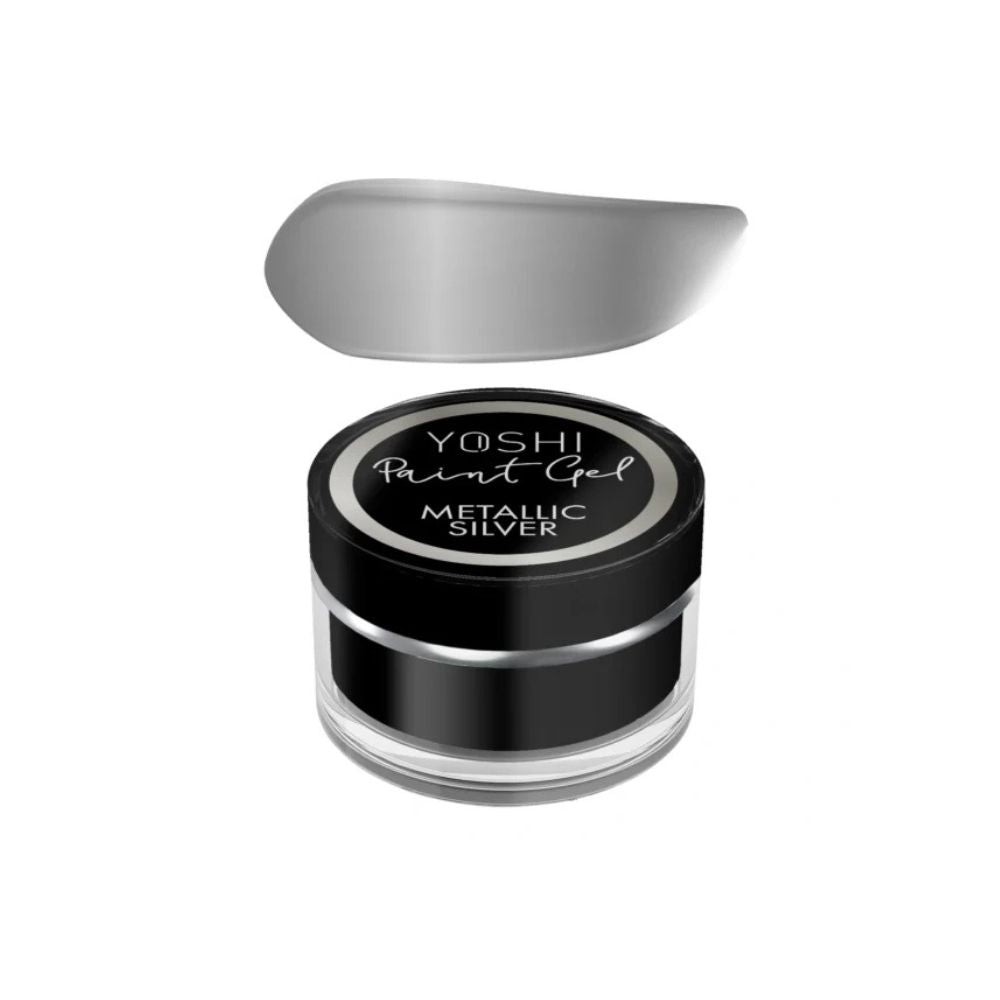 Gel de Pintura Metálico para Uñas Yoshi Metallic Silver 5G