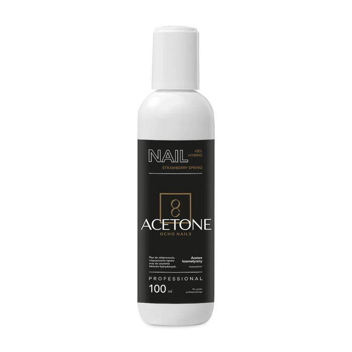 Ocho Nails Acetona con aroma fresa 100 ml