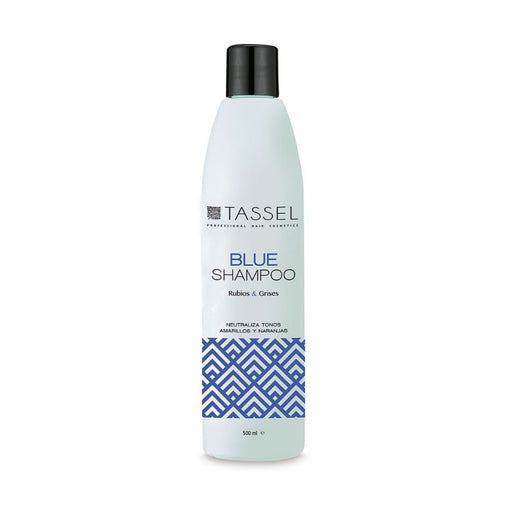 Champú Azul Tassel para cabellos rubios y grises 500ml