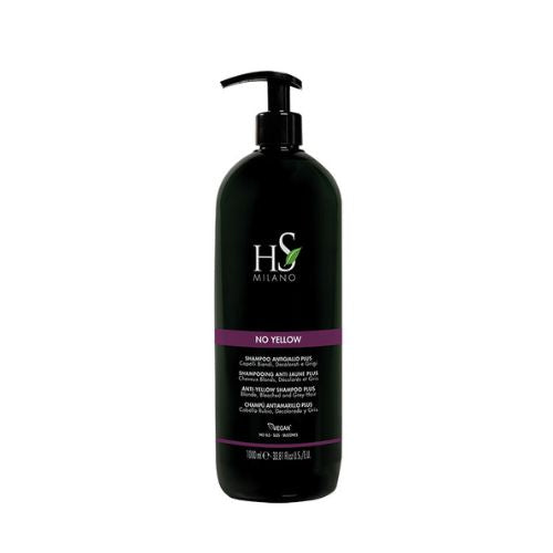 Champú No Yellow cabello rubio decolorado y gris Hs Milano 1000ml