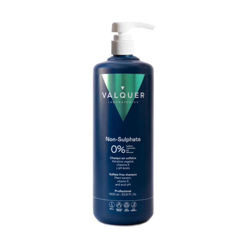 Champú sin sulfatos Valquer con Keratina vegetal y Vitamina E 1.000ml