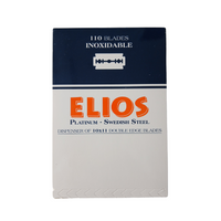 Cuchilla Elios doble borde acanalada dispensador 10 cajas x 11 hojas
