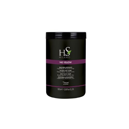 Mascarilla No Yellow cabello rubio decolorado y gris Hs Milano 1000ml