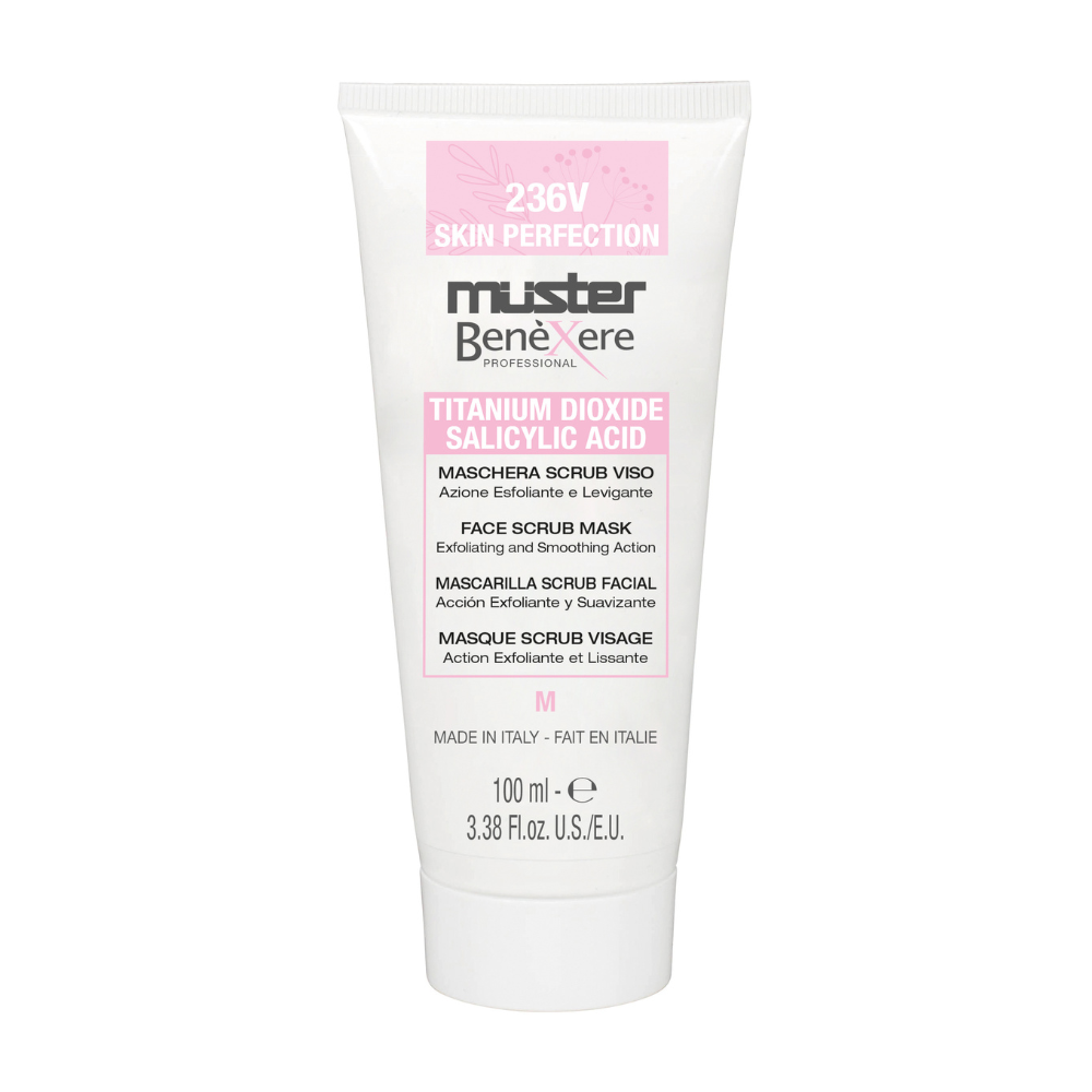 Mascarilla Scrub Facial Benexere acción exfoliante y suavizante 100ml