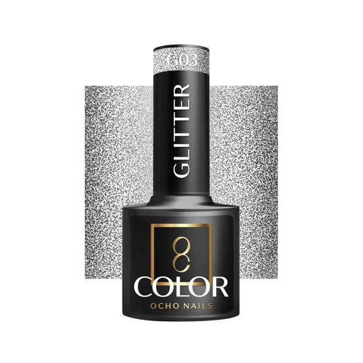 Ocho Nails esmalte semipermanente G03 glitter