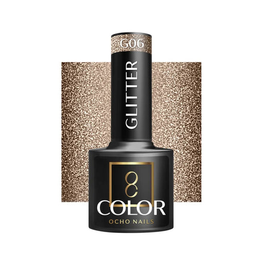 Ocho Nails esmalte semipermanente G06 glitter