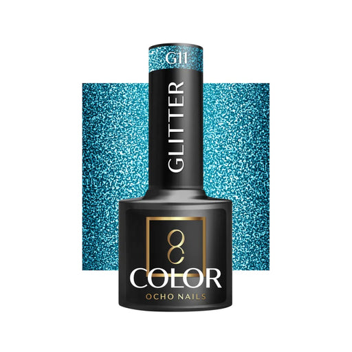 Ocho Nails esmalte semipermanente G11 glitter