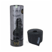 Papel de cuello barbero negro premium