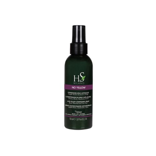 Spray Acondicionador No Yellow cabello rubio decolorado y gris Hs Milano 150ml