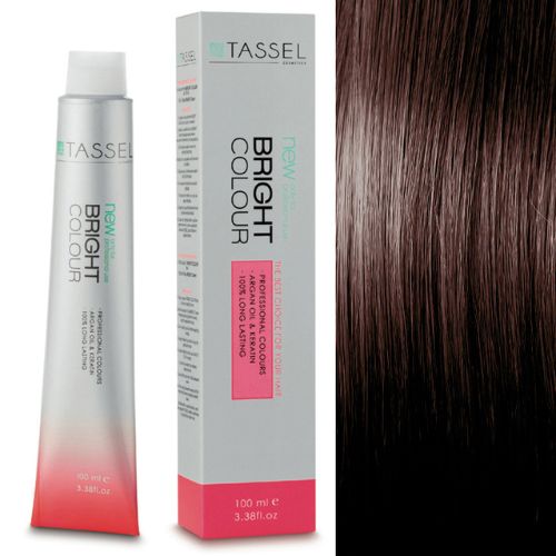Tinte Tassel Bright Color 7.35 rubio medio dorado caoba 100ml