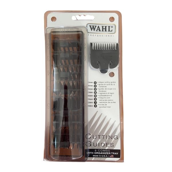 Peines plástico Wahl color negro pack+organizador - Kissbel