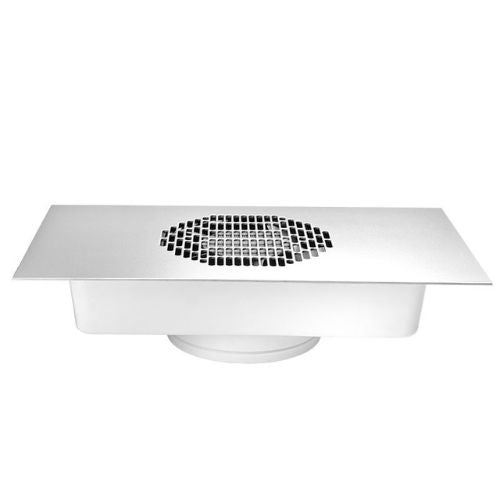 Aspirador de manicura profesional empotrable color plata 25W
