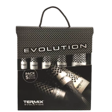 Cepillos Termix Evolution Basic, Soft y Plus maletín 5 unidades - Kissbel