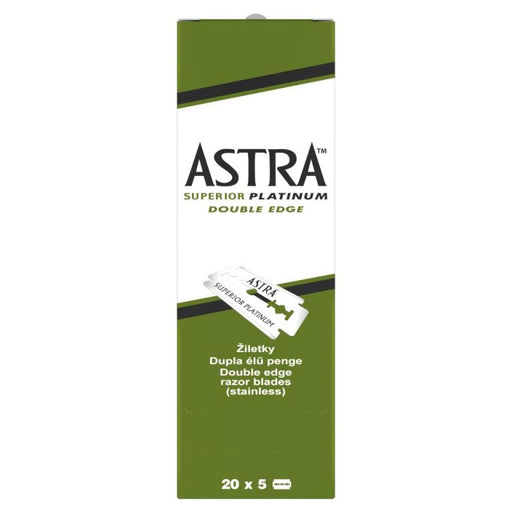 Cuchilla Afeitar Astra doble hoja platino caja 100 hojas - Kissbel