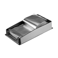 Dispensador de papel aluminio plata precortado 200 hojas - Kissbel
