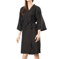 Kimono negro de poliéster talla única - Kissbel