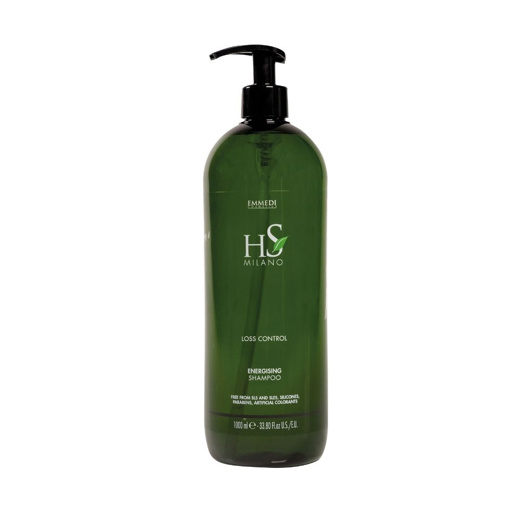 Champú Loos Control energizante Hs Milano 1000 ml - Kissbel