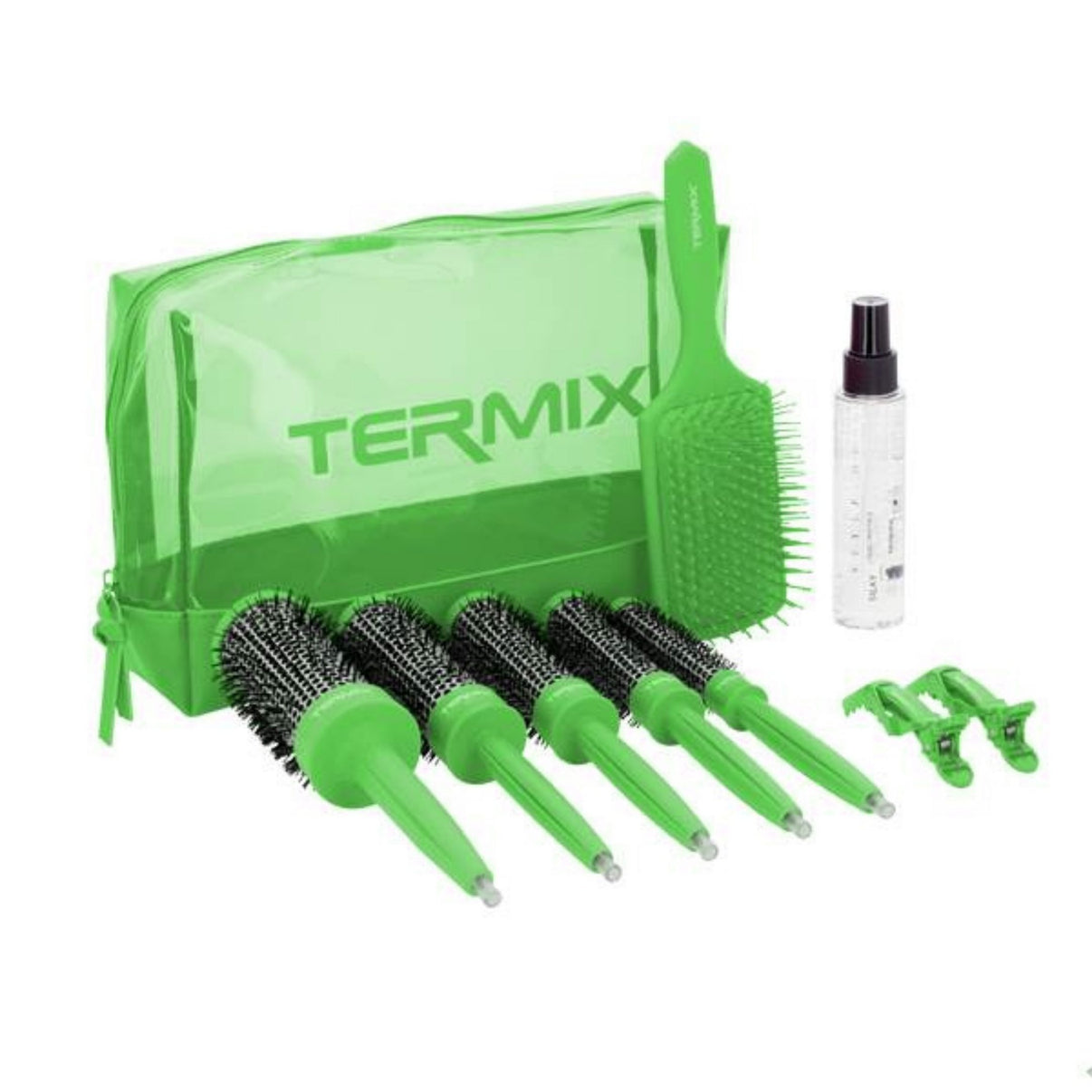 Cepillos Termix pack de 5 diámetros fluor + accesorios - Kissbel