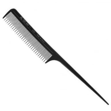 Peine Púa de plástico Eurostil de 20.5 cm color negro - Kissbel