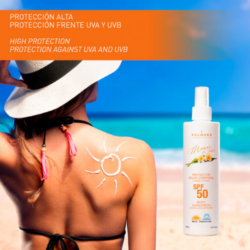 Protector solar corporal SPF 50 protege e hidrata 300ml