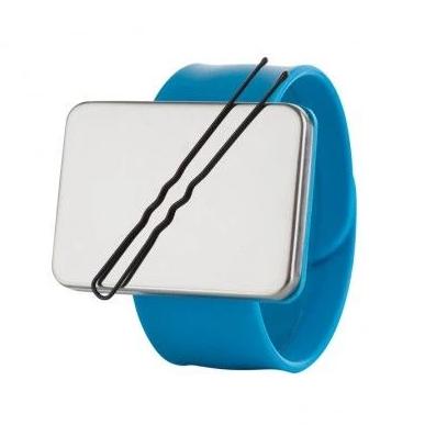 Pulsera Magnética color azul para horquillas y clips - Kissbel
