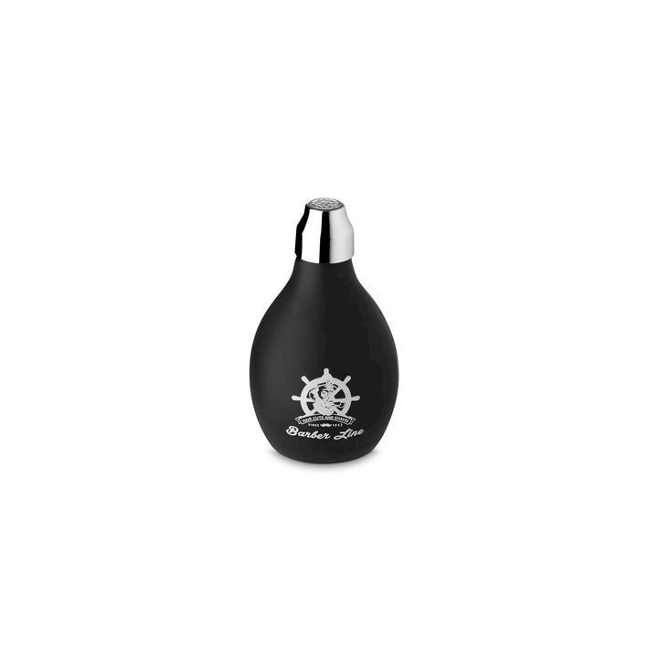 Pulverizador Clásico de talco Barber Line color negro - Kissbel