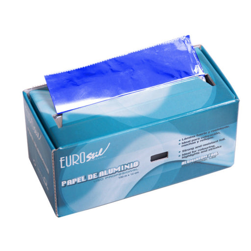Papel Aluminio caja dispensadora colores 12cm x 100m - Kissbel