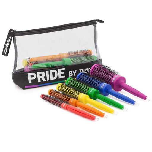 Cepillos Termix Pride pack con 6 diámetros + neceser Premium - Kissbel