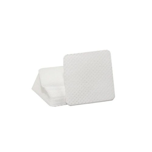 Toallitas desechables para uñas blanca 5x5cm paquete 200 unidades